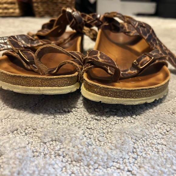 Yara Birkenstock Brown Strappy Sandals - Picture 4 of 8